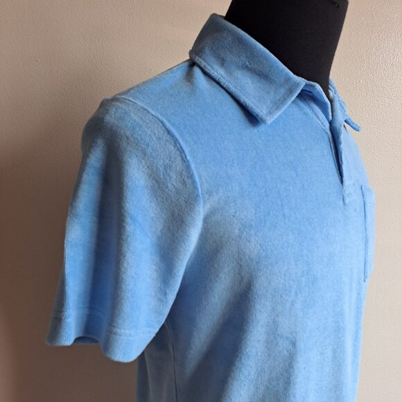NEW Impulso Italian Light Blue Polo Shirt Size M - Picture 3 of 15